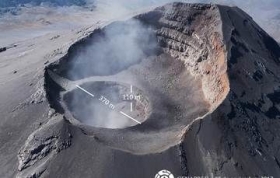 Vuelo sobre el volc&aacute;n