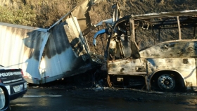 El fuego fue controlado por bomberos de Texmelucan y el Estado de M&eacute;xico