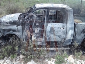 Ladr&oacute;n de combustible muere calcinado