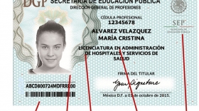C&eacute;dulas profesionales ser&aacute;n infalsificables