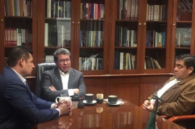 Lo anterior lo declar&oacute; tras un evento con locatarios del Mercado Independencia  