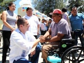 El mandatario refrend&oacute; su respaldo al bienestar y econom&iacute;a de los poblanos