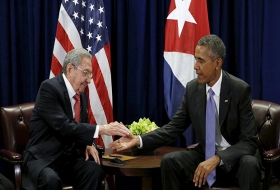 Barack Obama y Ra&uacute;l Castro