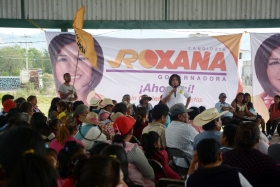 En mi gobierno se proteger&aacute; el valor del campo y las tierras de los campesinos: Roxana Luna 