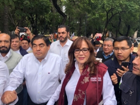 La l&iacute;der de Morena ha mostrado su apoyo a Barbosa 