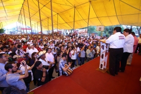 Brazos y coraz&oacute;n abiertos a todos aquellos que quieran sumarse para sacar adelante a Puebla