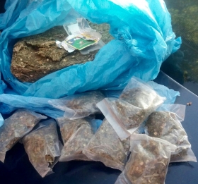El monto de la droga decomisada asciende a m&aacute;s de 10 mil pesos