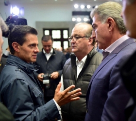 El gobernador de Puebla, Tony Gali, resalt&oacute; el trabajo que realizan los tres niveles de gobierno para reconstruir el estado 