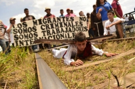 El jueves, otra etapa del "Viacrucis migrante" en Puebla.
