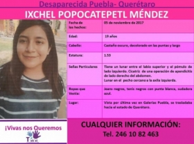 Iba a realizar un viaje a Quer&eacute;taro, familiares perdieron cualquier contacto con la joven  