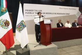 El gobernador puso en marcha el taller &ldquo;Puebla, hacia un modelo de residuos cero&rdquo;