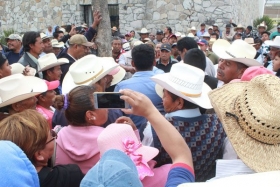 Un supuesto coordinador de los polic&iacute;as privados fue corrido del lugar junto con dichos elementos al momento de tratar de calmar los &aacute;nimos