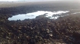 Dej&oacute; afectaciones en terrenos de cultivo    