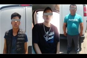 Amado Jes&uacute;s C., Jes&uacute;s Mart&iacute;n L. y Jos&eacute; Antonio S., fueron detenidos 
