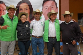 Estuvieron la comunidad de San Agust&iacute;n Calvario de San Pedro Cholula