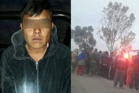 El sujeto fue retenido por presuntamente robar un cami&oacute;n que transportaba gas 