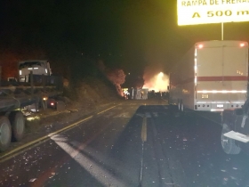 Obstruy&oacute; la vialidad con direcci&oacute;n a Veracruz