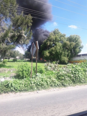 La ma&ntilde;ana de este s&aacute;bado pobladores de San Miguel Zacaola fueron sorprendidos por el incendio  