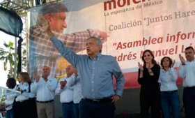 &ldquo;Fox: agarra la matraca para ayudar a Meade y Anaya&rdquo;, dice AMLO en Sonora