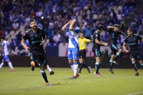 Enrique Meza dice que el Puebla mereci&oacute; perder por su mal funcionamiento 