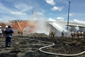 El incendio no represent&oacute; riesgo para la poblaci&oacute;n 