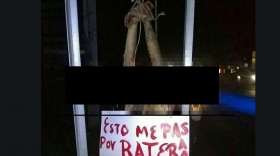 A las 6:30 horas de este d&iacute;a cuando se report&oacute; el hallazgo en la V&iacute;a Corta a Santa Ana