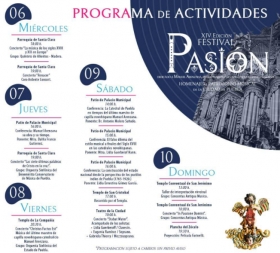 Regresa el &ldquo;Festival Pasi&oacute;n&rdquo; en su d&eacute;cima cuarta edici&oacute;n