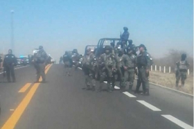 Elementos de la Gendarmer&iacute;a Nacional arribaron a la zona de tensi&oacute;n 