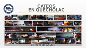 Realiz&oacute; dos cateos en inmuebles localizados