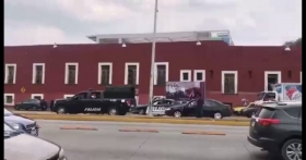 En la zona se registr&oacute; una intensa movilizaci&oacute;n policiaca     