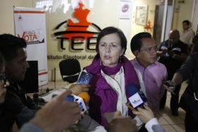 Ana Teresa Aranda Orozco denunci&oacute; anomal&iacute;as del IEE
